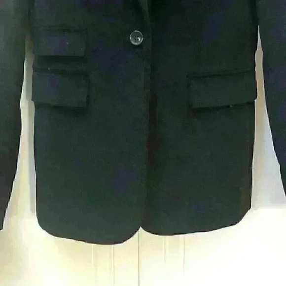 True Religion Single  Button Tailored Black Velvet Blazer Jacket Medium - Picture 4 of 11